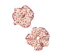 Hair Scrunchy Women Hair Bun Hairpieces Hair Scrunchies Female Headdress Teenager Girl Hair Styling Tool Dot Plaids Hair Ties