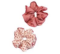 Hair Scrunchy Women Hair Bun Hairpieces Hair Scrunchies Female Headdress Teenager Girl Hair Styling Tool Dot Plaids Hair Ties