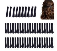 Hair Sectioning Clips - Antistatic Tail Comb, Hair Clamp Grips, 50 Pieces Extended Non-Slip No-Trace Metal Clip For Mom Wife Daughter Girlfriend Women Styling Salon Hairdresser