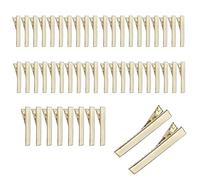 Hair Sectioning Clips - Curl Hair Sectioning Clip, Hairs Clip, 50 Pieces Extended Non-Slip No-Trace Metal, Hairs Styling Sectionings Clips for Women Mom Daughter Girlfriend Girls