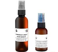 Hair Serum Combo - Moroccan Hair Serum & Hair Fall Control Scalp Treatment | With Essential Oils & Herbal Extracts | For Frizz-Free, Smooth & Glossy Hair | Mother’s Day Gift Set | For Men & Women