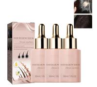Hair Serum, Get Thicker, Fuller Looking Hair In As Soon As 90 Days, Apply Hair Serum to Wet or Dry Hair, Doesn't Make Hair Feel Oily, Bergamot Scent, Suitable for Everyone - 30 ml (3 Pieces)