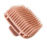 Hair Shampoo Brush - Square Scalp Massager Brush, Soft Bristle Care Tool, TPE Washing Scrubber with Comfortable Grip Design | Cleaning Accessory for Men Women Kids Thick Thin Curly Straight Use