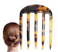 Hair Side Combs,Classic Hair Comb Accessory - Vintage French Hair Side Combs Set, Twist Comb Hair Clip Combs Accessories for Women