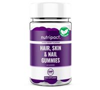 Hair, Skin & Nail Beauty Gummies - Biotin, Zinc, Vitamin D3, Selenium, Vitamin C - 60 Vegetarian Berry Chewable Vitamins - Multivitamins & Minerals Supplement - Gluten, Dairy, Soy & GMO Free