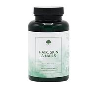 Hair, Skin & Nails - Vegan Beauty Supplement - 120 Capsules - Non-GMO, Made in The UK by G&G Vitamins