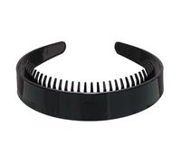 Hair Slides And Clips Black Spray Paint Headband Long Teeth 2. 5cm Bright Black Headband Ladies Broken Ladies Everything Red Hair Accessories Grips For Thick (, One Size)