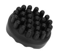 Hair Sponges for Black Men Curls, Ergonomic Grip Portable Rubber Curling Hair Brush Barber Brush for Afro, Curly, Coile