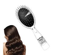Hair Spray Brush Set - Liquid Spraying Smoothing Multifunctional Mister System, Portable Water Mist Hair Care Tool Kit, Scalp Massage Grooming Brush, Salon Home Travel Beauty Use Women