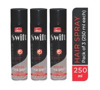 Hair Spray | For All Hair Types | Pack of 3 (250 ml each) | Ideal for Men & Women | Set the Desired Hairstyle