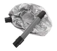 Hair Steaming Cap for Salon Steamers, Adjustable Silver Plastic Hood | Shortens Wait Times, Improves Moisture Retention, Accelerates Mask and Oil Penetration, 64x21x18cm