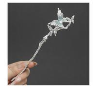 Hair stick 2pcs Ice Crystals Hairpin Classic Bowknot Hair Sick Fork Chinese Style Wedding Vintage Metal Bridal Bun Jewelry for Women(Color-05)