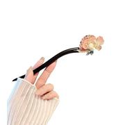 Hair stick,chinese hair pin,Peony flower hairpin New Chinese female high-end wooden Hanfu headdress hair accessories sandalwood national wind hair clasp