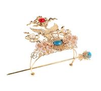 Hair stick,chinese hair pin,Traditional Hanfu Hair Crown Luxurious Gemstone Hair Clips for Men Vintage Chinese Style Hairpin Sticks