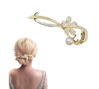 hair stick, French Twist N Clip, Hair Clip, Slide Barrettes, Bun Fixing Hairpins, One-word hairpin Hair Clips Accessories for Women Girls(Style 40)