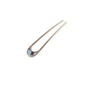 Hair stick Metallic Hair Stick - Minimalist U-Shape Design, Elegant & Noble Hairpin For Sophisticated Updos for Women(COLOR-2)