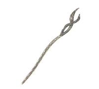 hair stick, Phoenix Feather Metal Hairpin Simple Alloy Hair Chopsticks for Bun Ancient Style Hair sticks for Women Girls Hair Styling(Sliver)