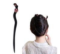 hair stick, Plum Blossom Hair Chopsticks,Retro Hairpin Flower Hair Sticks for Bun Wood Hair Accessories for Women Girls Long Hair