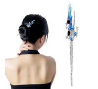 hair stick, Vintage Hair Chopsticks,Comics Chinese Style Hair Pin Knight Hair Sticks for Bun Blue Venom Hair Accessories for Women Girls Long Hair