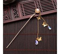 Hair Sticks,Chinese hairpins,Hair Pin Stick Retro Tassel Hairpin Handmade Step Accessories 2(1)(1)
