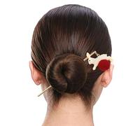 Hair Sticks for Buns - Alloy Hair fork with Pendant | 5.7 Inch Elegant Hairpin, Bun Maker for Festivals, Events
