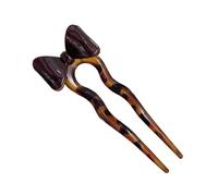 Hair Sticks for Long Hair, Hair Sticks for Bun - Chinese Hair Stick, U-Pins in French Retro Style for Hair Buns, Cute Bow Tie for Women