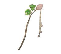 Hair Sticks, Hair Chopsticks, Fashion Hair Stick for Buns,Pearl Tassel Hair Chopsticks Clips Elegant Lotus Hairpin for Women Hair Accessory