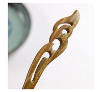 Hair Sticks,Hairpin,2pc Vintage Hairpins Carved Wooden Sandalwood Style Chopsticks Hair Stick Ethnic Hair Pin Women Jewelry Accessories (Metal color : D)(R)