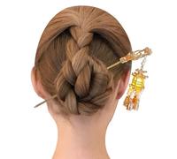 Hair Sticks with Charm - Chinese Hair Accessories | Chinese Chopsticks Retro Shimmer Lantern Twinkle Pin for Women Antique Style