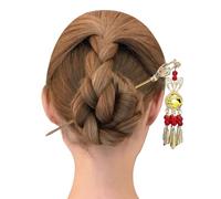 Hair Sticks With Charm,Glowing Hair Sticks With Jewel | With Glow Lantern Tassel Vintage Chinese Ancient Style For Making Accessories