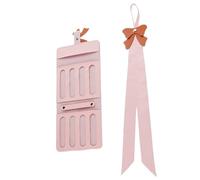 Hair Storage - Wall Display Organizer for Kids and Kids Hair Accessories | Clothes Hanger, Clip Strip, Ribbon Grid for Girls Headbands, Forks