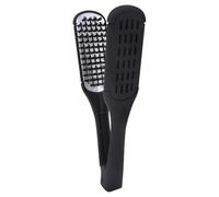 Hair Straight Brush - Professional Styling Tool, Double Function Comb, Compact Handle Grip, Gentle Heating System with Disorder Free Design | Portable Straightener for School Travel Office Bedroom Or