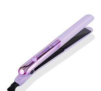 Hair Straightener, 30S Fast Heating Flat Irons, Professional Ionic Ceramic Hair Straightener, 4 Temperature Settings 140-200°C, Dual-use Hair Curler (Purple)