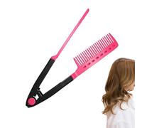 Hair Straightener, 9.65 inch Heat Resistant Comb Attachment for Styling, Easy Glide Design with Comfortable Grip, Hair Smoothing Accessory for Travel, Vacation, Hotel, Daily Grooming, Compact Size