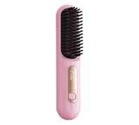 Hair Straightener Brush - 20s Fast Heating Styler | Portable 3 Temps Thermal Brush with Negative Ions | for Travel, Home, Salon, Women, Girls, Styling, Smooth, Shiny