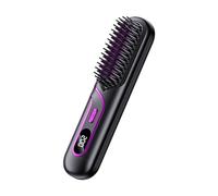 Hair Straightener Brush,Frizz Control LED Temp Display - Travel Hot Straightener Comb,for Salon Home Travel Hotel Mother Girlfriend