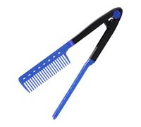 Hair Straightener Brush - Hair Splint Brush for Home - Hair Styling Comb with Curved V Shape Design for Hotel, Bedroom, Business Trip, Home, Travel