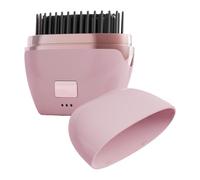 Hair Straightener Brush | Portable Anti-Scald Comb - Small Hot Hair Straightener Comb | for Long Short Men Women Travel Home Daily Salon Morning Date Night Work Party