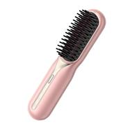 Hair Straightener Brush | Rechargeable Hair Styling Tools With Quick Heating - Straightening Brush For Women, For Home, Travel, Holidays And In A Rush Morning