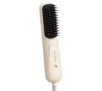 Hair Straightener Brush - Rechargeable Heated Hot Comb, Cordless Smoothing Brushes, 5-Mode Heating Anti-Scalding Styling Tool For Long Short Fine Thin Home Apartment Dorm Hotel Daily Women Girls