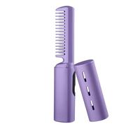 Hair Straightener Brush | USB Charging Styling Tool | Mini Ionic Hot Comb Straightener - for Women Mom Wigs Travel Indoor Outdoor Salons Dormitories