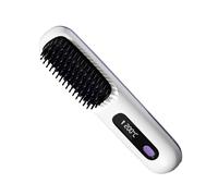 Hair Straightener Comb | Fast Heating Rechargeable Styling Tools - Ionic Hair Straightener Comb,for Home Vacation Morning Rush Outdoor
