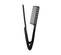 Hair Straightener Comb for Women, V Type Comb for Brazilian Straightening - Non-slip Styling Device for Dry and Wet Hair Women Home Living Room Hotel Travel