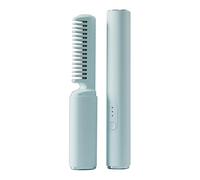 Hair Straightener Comb - Mini Heated Brush, Portable Styling Tool | Fast Heating Electric Comb Designs, Rechargeable Flat Brush Device, Sleek Hair Finish with Comfort for Daily, Travel and Beauty Uses