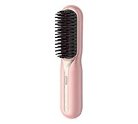 Hair Straightener Comb | Quick Heating Styling Tools With Burn Protection - Rechargeable Hair Straightener - For Girls In The Morning Pressed At Home And Outdoor Po
