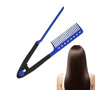 Hair Straightener Comb, V-Shape Hair Straightener for Hair Styling and Straightening, Flat Iron Hairstyle Comb, for Use at Home when Travelling on the Go in Hotel and on Dates