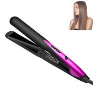 Hair Straightener,Hair Straighteners for Women,Ceramic Panel with 5-Step Temperature Setting and Anti-scalding (Rose)