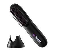 Hair Straightener, Ionic Heating Brush Smoother, Heatable Hair Care Tools for Time Saving at Home and on the Go