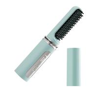 Hair Straightener - Portable USB Heated Brush, Fast Curling Iron Comb | Ion Anti-Frizz Volumizing Styling Tool for Women Girls | Compact Travel Home Hair Straightening, Bang Styling, High Volume