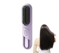 Hair Straightener | Professional Rechargeable Portable Comb,Cordless 4 Temperature Settings Flat Iron - for Women Men Short Long Curly Wavy Travel Beach Home Salon Styling